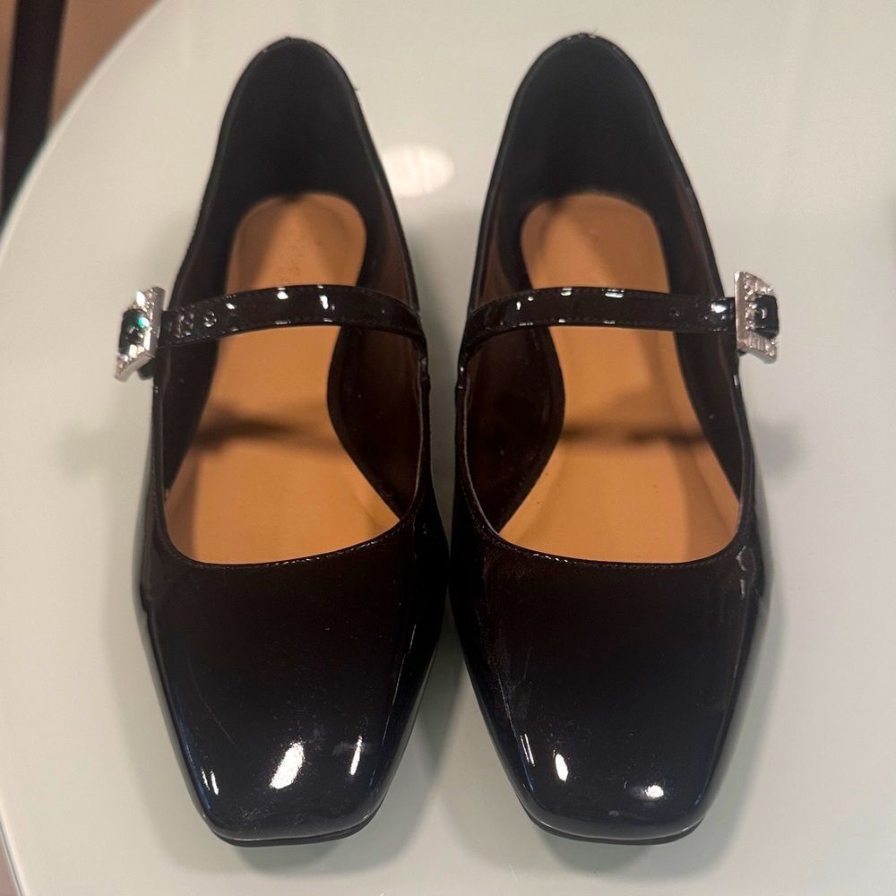 Elegant Black Mary Jane Flats 2 pairs bundle